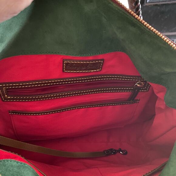 Dooney & Bourke Florentine Large Satchel in Chestnut - Picture 12 of 17